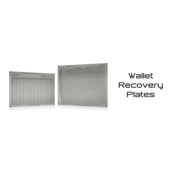 Wallet Recovery Plates